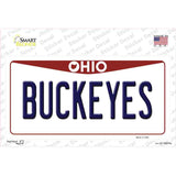 Buckeyes Ohio Novelty Sticker Decal Small