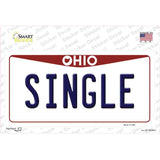 Single Ohio Novelty Sticker Decal Small