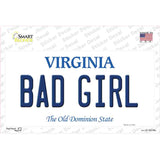 Bad Girl Virginia Novelty Sticker Decal Small