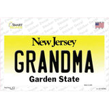 Grandma New Jersey Novelty Sticker Decal Small