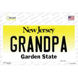 Grandpa New Jersey Novelty Sticker Decal Small