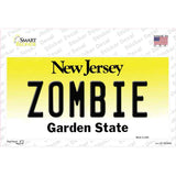 Zombie New Jersey Novelty Sticker Decal Small