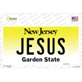 Jesus New Jersey Novelty Sticker Decal Small