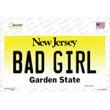 Bad Girl New Jersey Novelty Sticker Decal Small