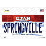 Springville Utah Novelty Sticker Decal Small