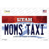 Moms Taxi Utah Novelty Sticker Decal Small