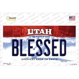 Blessed Utah Novelty Sticker Decal Small