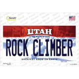 Rock Climber Utah Novelty Sticker Decal Small