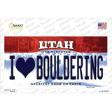 I Love Bouldering Utah Novelty Sticker Decal Small