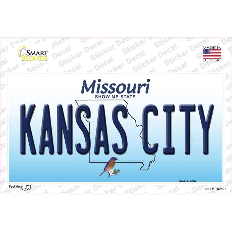 Kansas City Missouri Novelty Sticker Decal Small