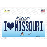 I Love Missouri Novelty Sticker Decal Small