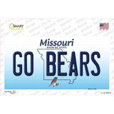 Go Bears Missouri Novelty Sticker Decal Small