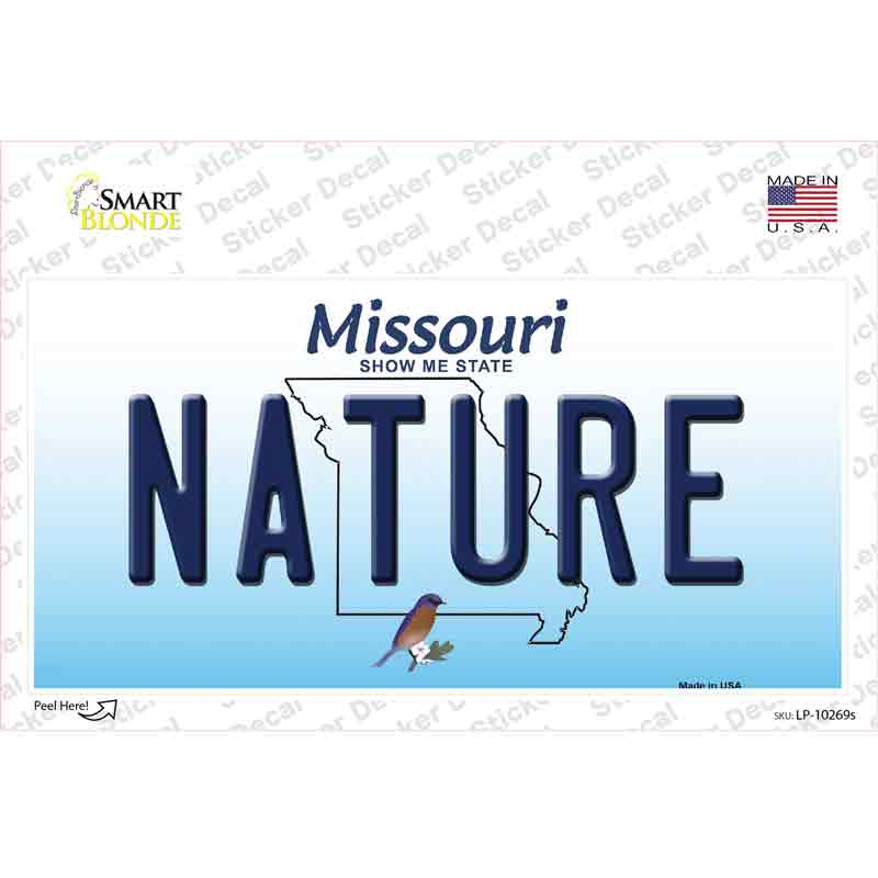 Nature Missouri Novelty Sticker Decal Small