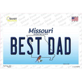 Best Dad Missouri Novelty Sticker Decal Small