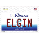 Elgin Illinois Novelty Sticker Decal Small