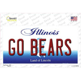 Go Bears Illinois Novelty Sticker Decal Small