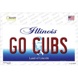 Go Cubs Illinois Novelty Sticker Decal Small