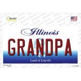 Grandpa Illinois Novelty Sticker Decal Small