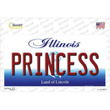 Princess Illinois Novelty Sticker Decal Small