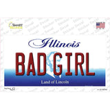 Bad Girl Illinois Novelty Sticker Decal Small