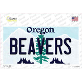 Beavers Oregon Novelty Sticker Decal Small