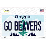 Go Beavers Oregon Novelty Sticker Decal Small