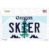 Skier Oregon Novelty Sticker Decal Small