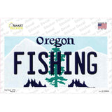 Fishing Oregon Novelty Sticker Decal Small