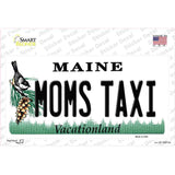 Moms Taxi Maine Novelty Sticker Decal Small