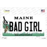 Bad Girl Maine Novelty Sticker Decal Small