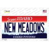 New Meadows Idaho Novelty Sticker Decal Small