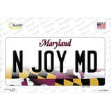 N Joy MD Maryland Novelty Sticker Decal Small