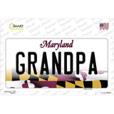 Grandpa Maryland Novelty Sticker Decal Small