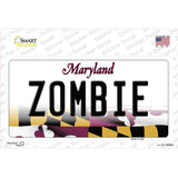 Zombie Maryland Novelty Sticker Decal Small