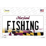 Fishing Maryland Novelty Sticker Decal Small