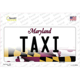 Taxi Maryland Novelty Sticker Decal Small