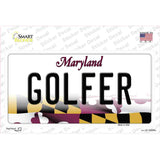 Golfer Maryland Novelty Sticker Decal Small