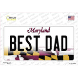 Best Dad Maryland Novelty Sticker Decal Small