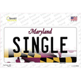 Single Maryland Novelty Sticker Decal Small