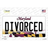 Divorced Maryland Novelty Sticker Decal Small