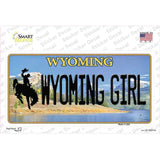 Wyoming Girl Novelty Sticker Decal Small