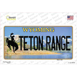 Teton Range Wyoming Novelty Sticker Decal Small