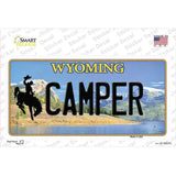 Camper Wyoming Novelty Sticker Decal Small