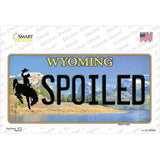 Spoiled Wyoming Novelty Sticker Decal Small