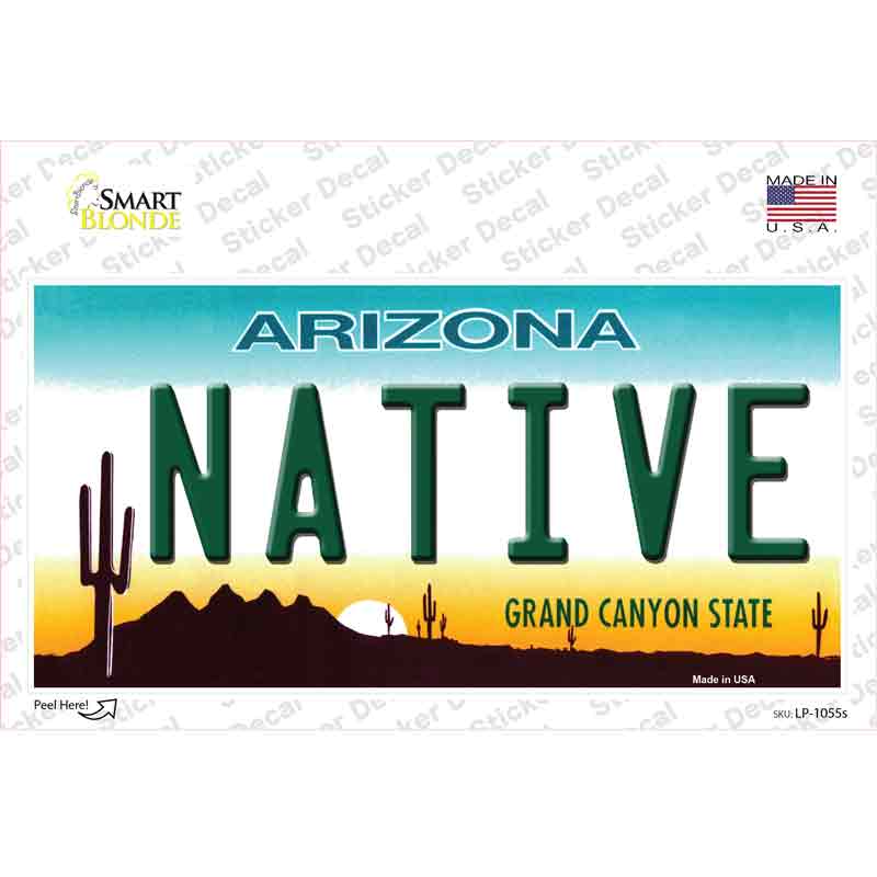 Native Arizona Novelty Sticker Decal Small