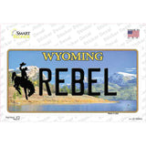 Rebel Wyoming Novelty Sticker Decal Small