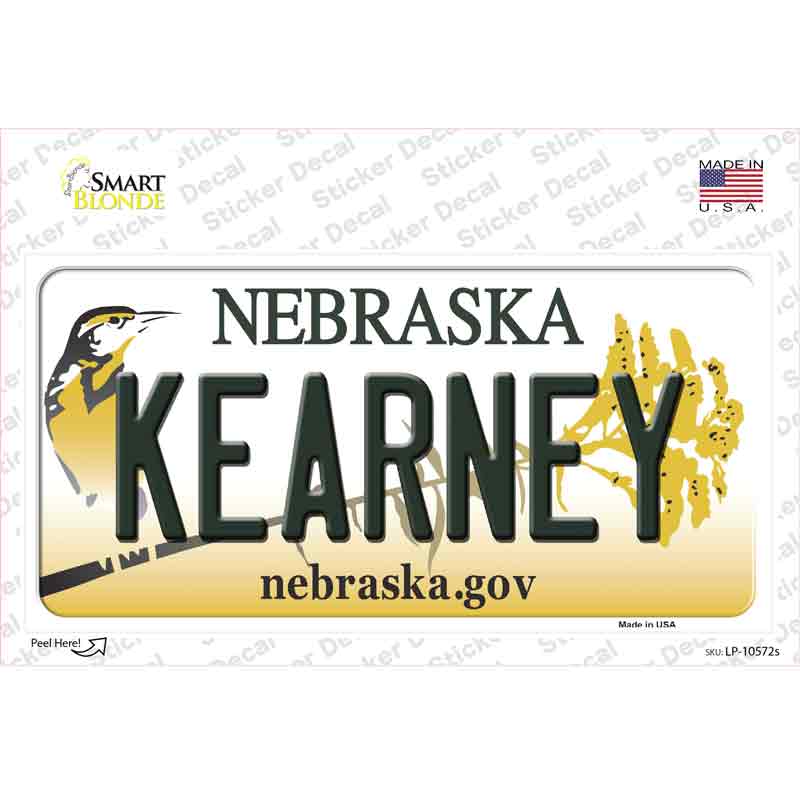 Kearney Nebraska Novelty Sticker Decal Small