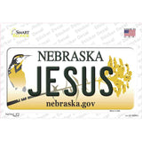 Jesus Nebraska Novelty Sticker Decal Small