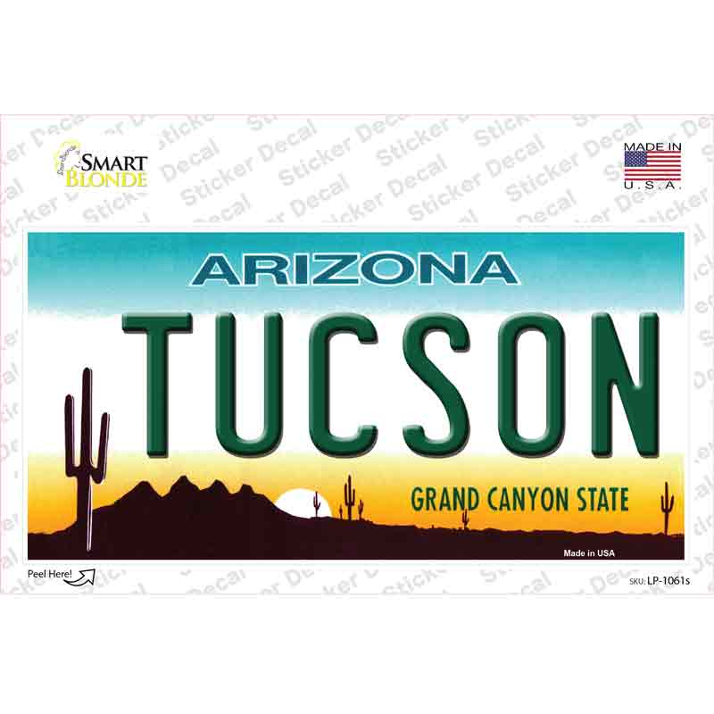 Tucson Arizona Novelty Sticker Decal Small