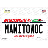 Manitowoc Wisconsin Novelty Sticker Decal Small